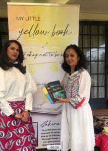 Authors exchange. Shalini Bhalla- Lucas at the promotion on My Little Yellow Book